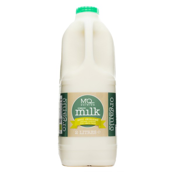2 litres 2 Litre Organic Semi-Skim Milk